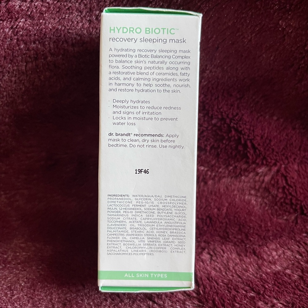 Dr. Brandt hydro biotic recovery sleeping mask